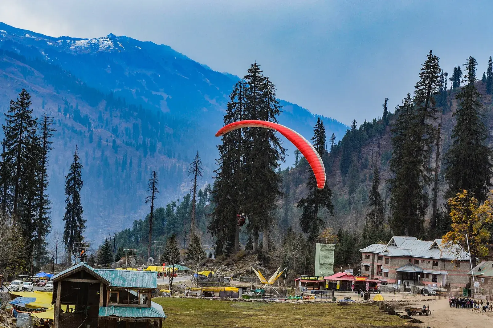 Manali Solang Valley Paragliding
